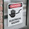 Signmission Electrical Hazard Danger Sign, Vinyl Decal, 10in W x 14in L, 2PK OS-2PACK-DS-D-1014-V-1196 - alternate 5